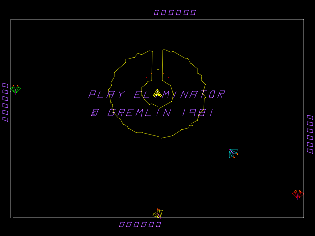 Eliminator (4 Players, prototype) Title Screen